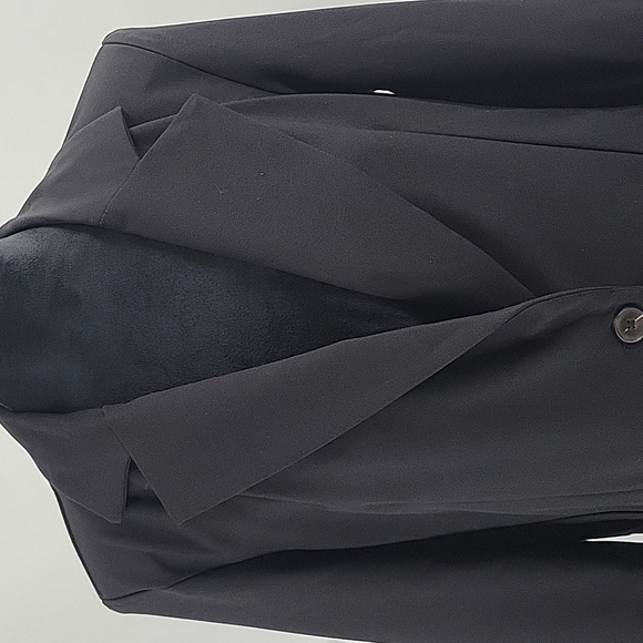 Iris Black Blazer Notched Lapel Tailored - Picture 4 of 13